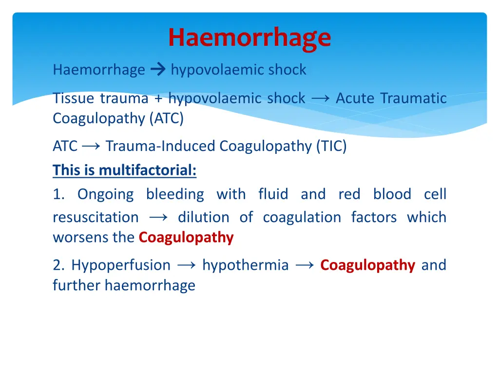 haemorrhage