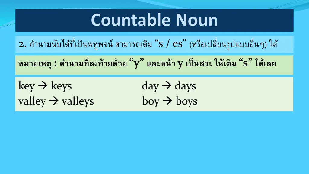 countable noun 6