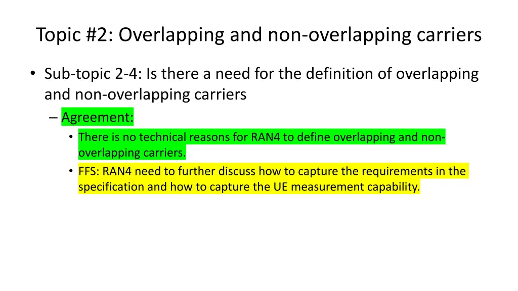 topic 2 overlapping and non overlapping carriers 3