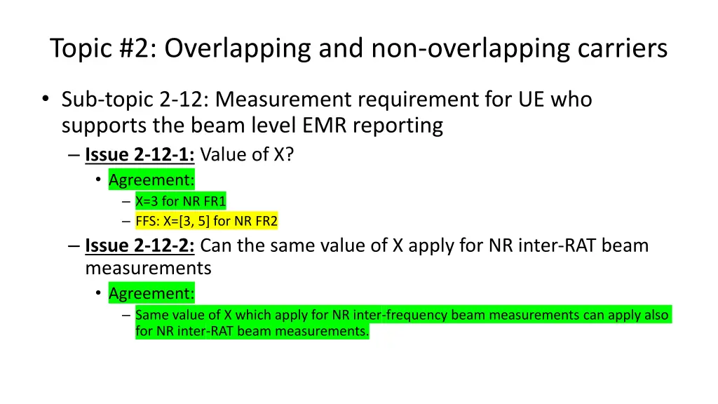 topic 2 overlapping and non overlapping carriers 5