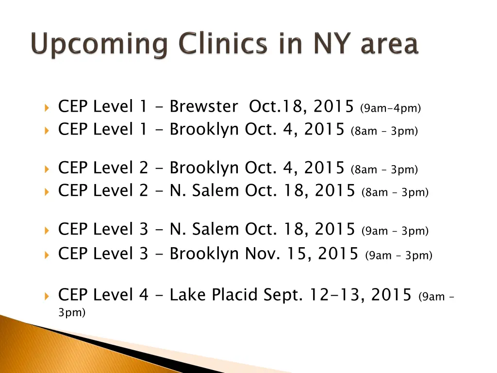 cep level 1 brewster oct 18 2015