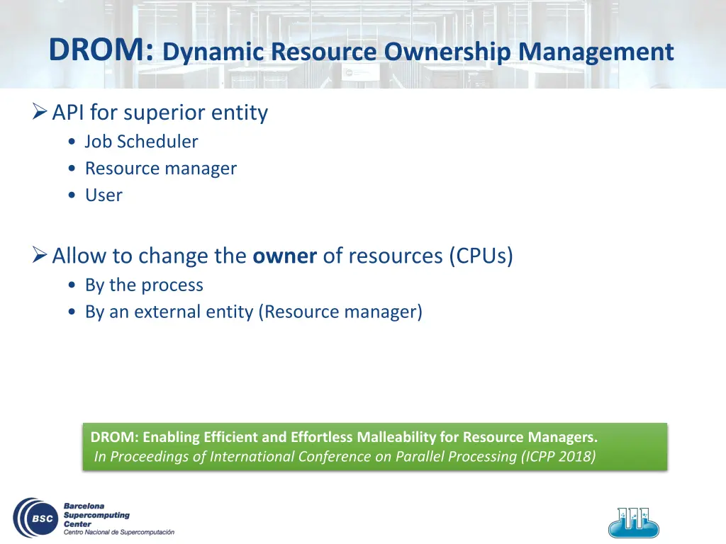 drom dynamic resource ownership management