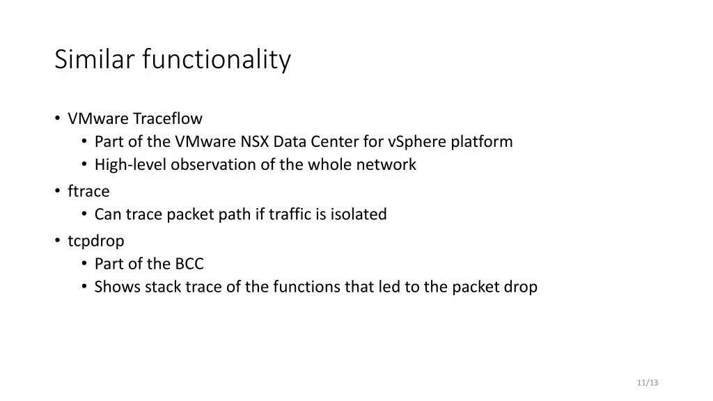 similar functionality