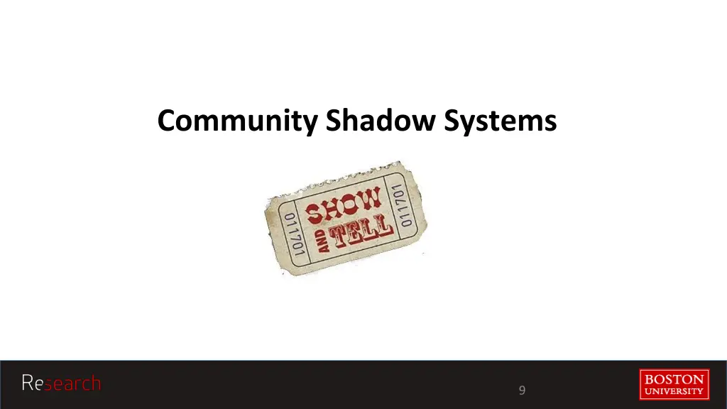 community shadow systems