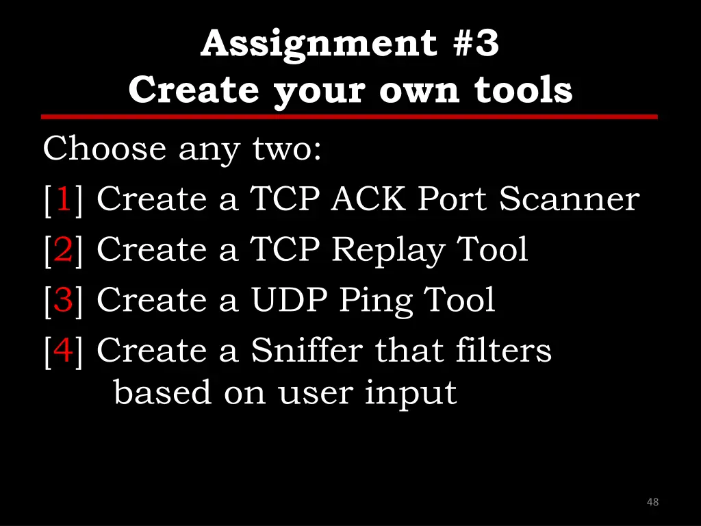 assignment 3 create your own tools choose