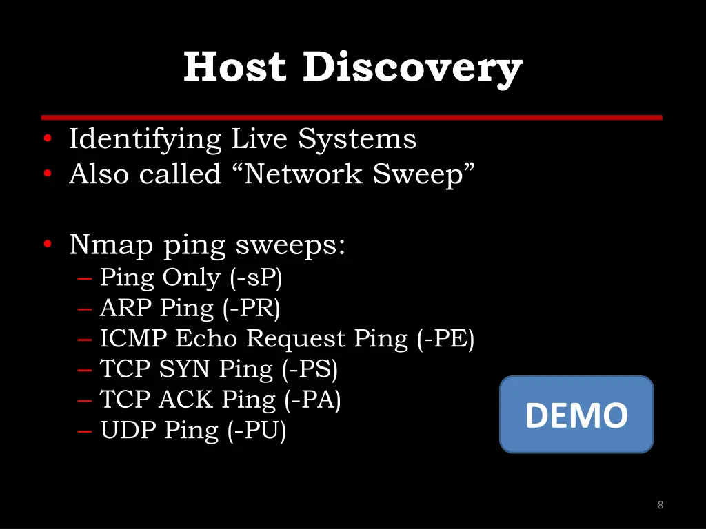 host discovery