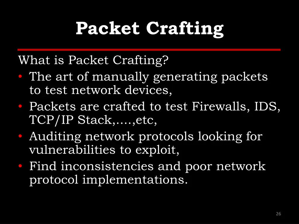 packet crafting 1