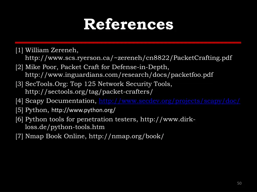 references