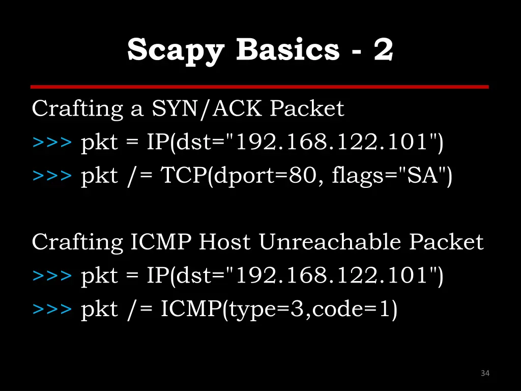 scapy basics 2