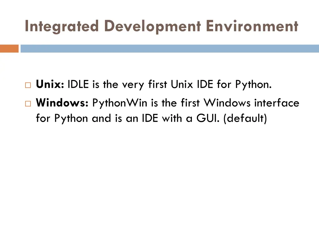 integrated development environment