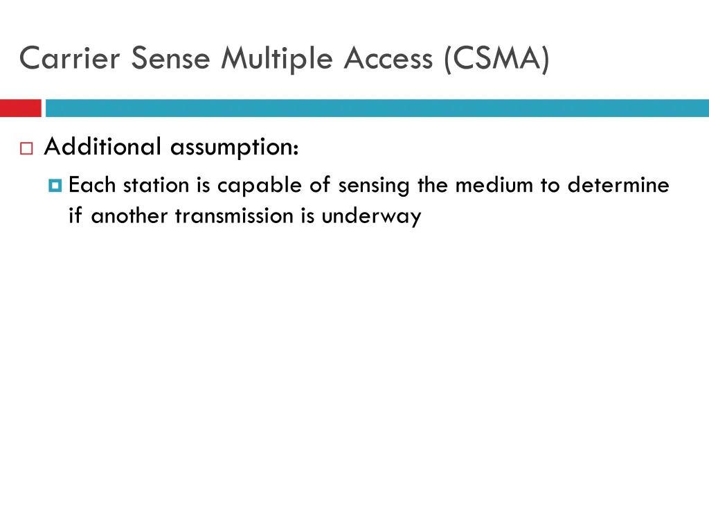 carrier sense multiple access csma