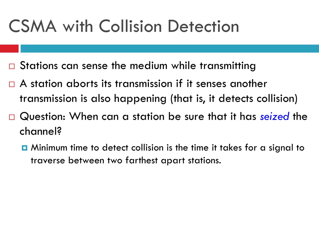 csma with collision detection