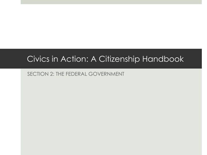 civics in action a citizenship handbook