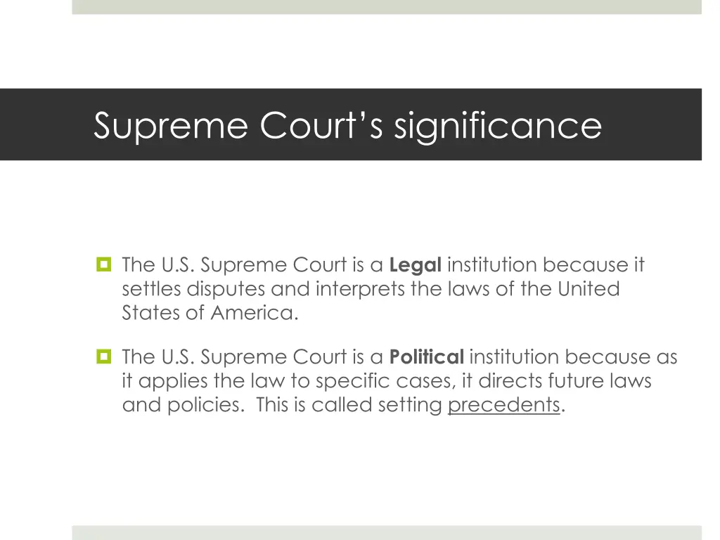 supreme court s significance