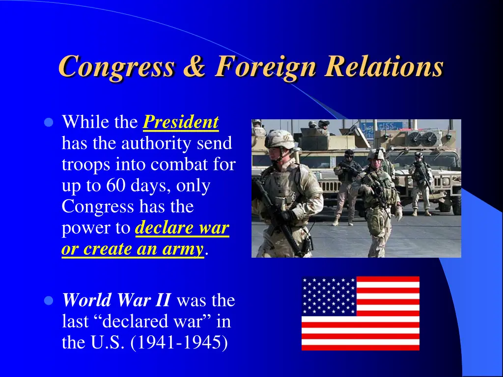 congress foreign relations 1