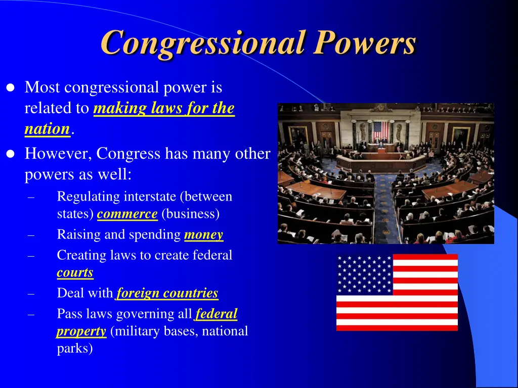 congressional powers