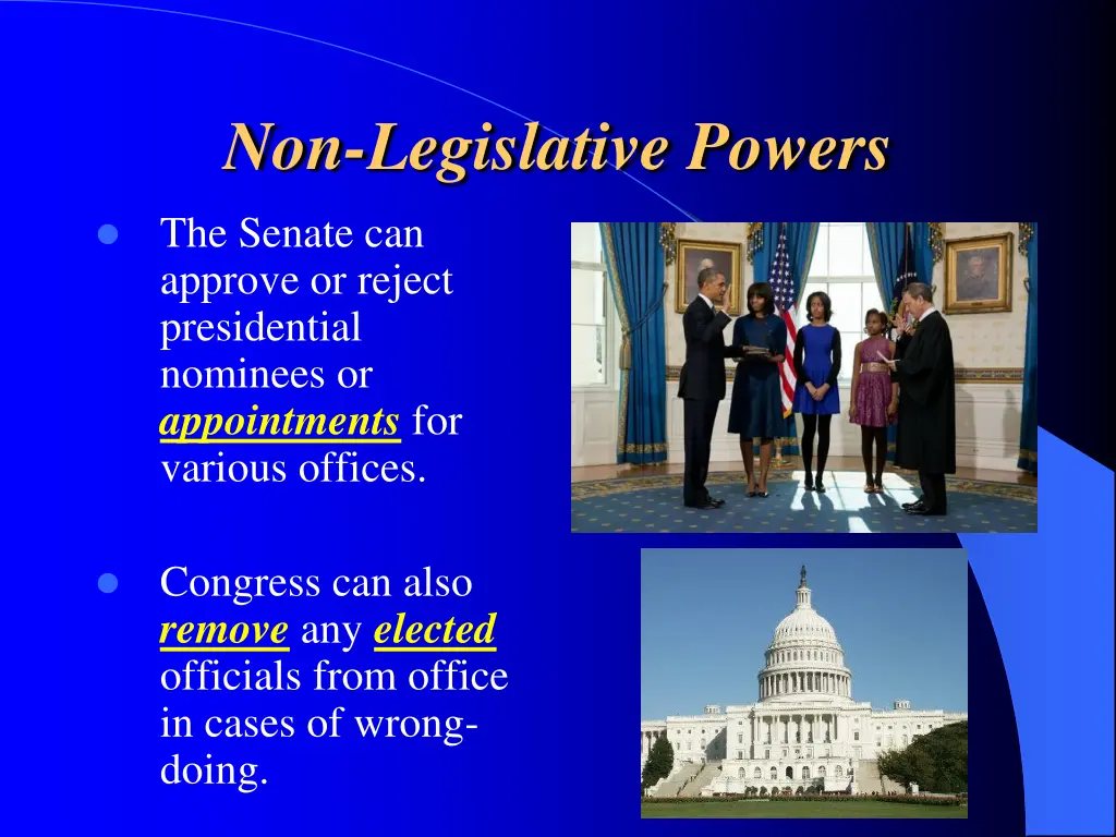 non legislative powers 2