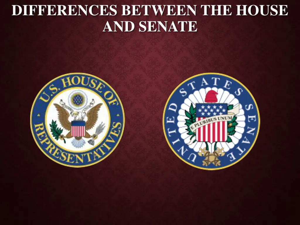 differences between the house and senate