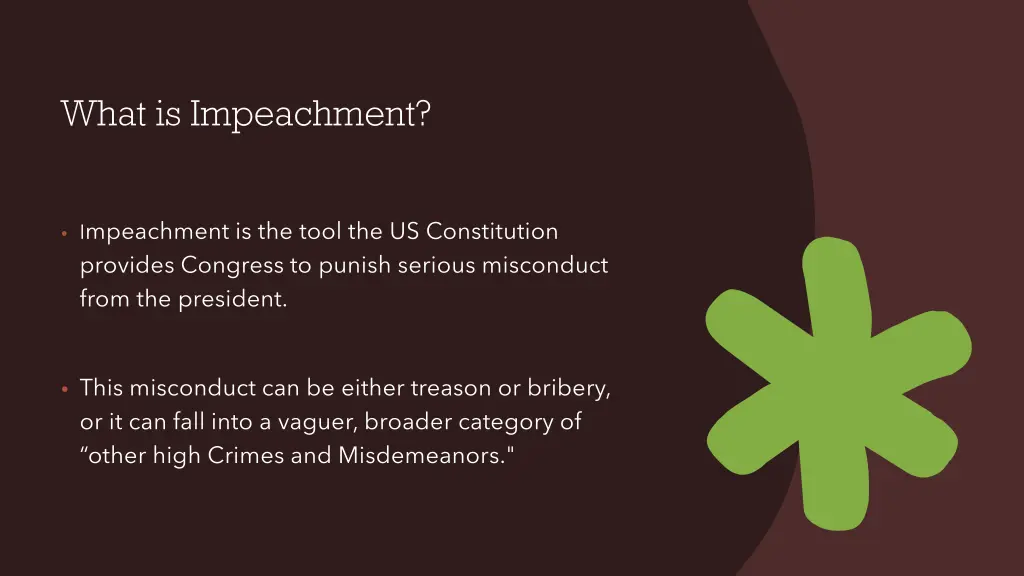 what is impeachment 1