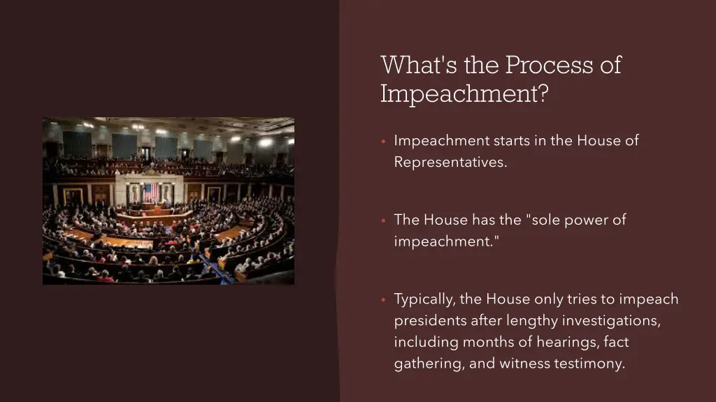 what s the process of impeachment