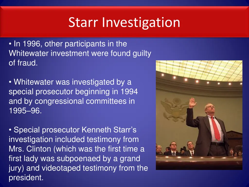 starr investigation