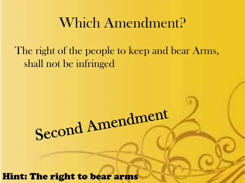 which amendment 1