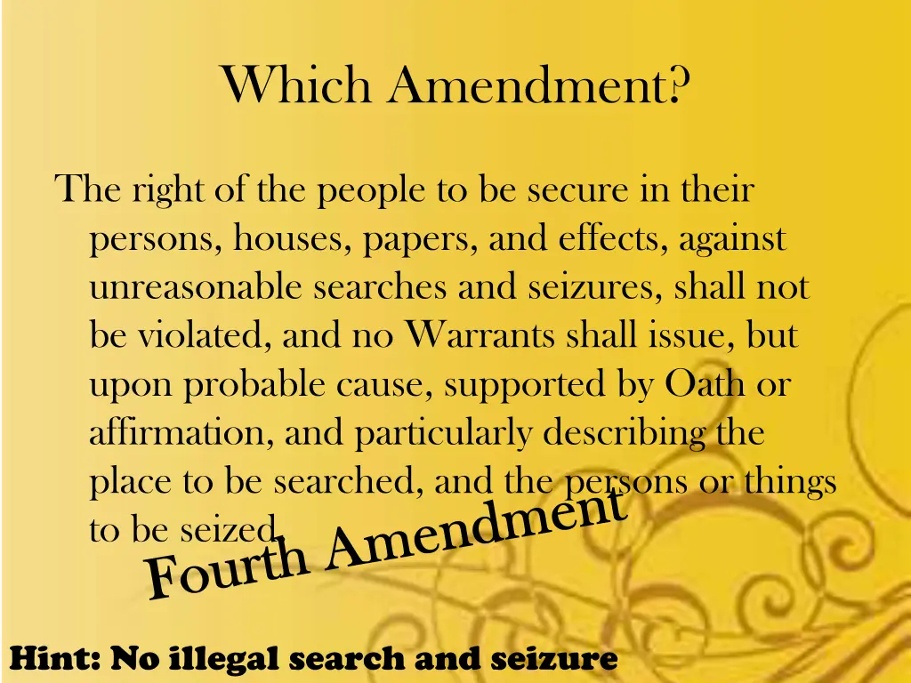 which amendment 6