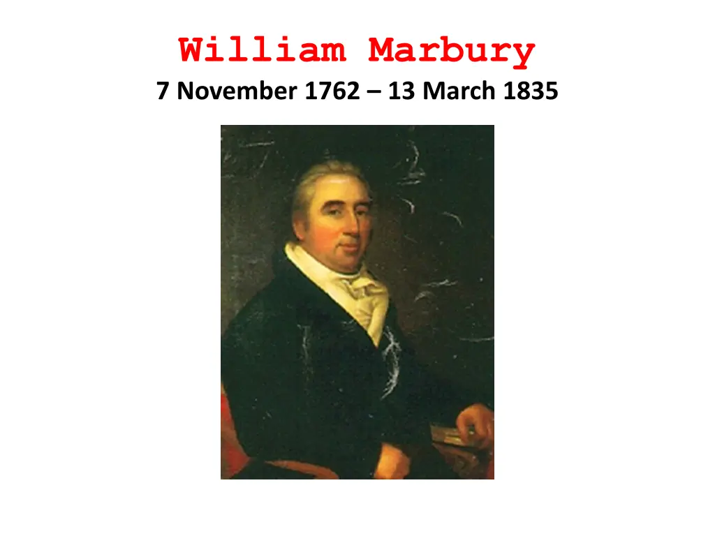 william marbury 7 november 1762 13 march 1835