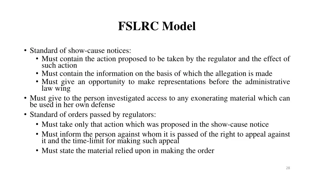 fslrc model 2