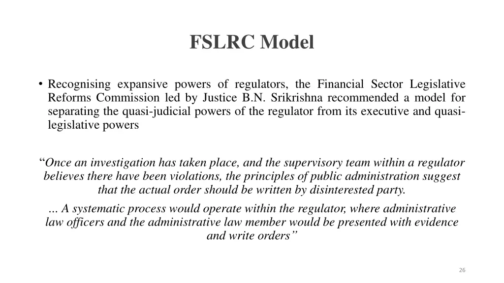 fslrc model