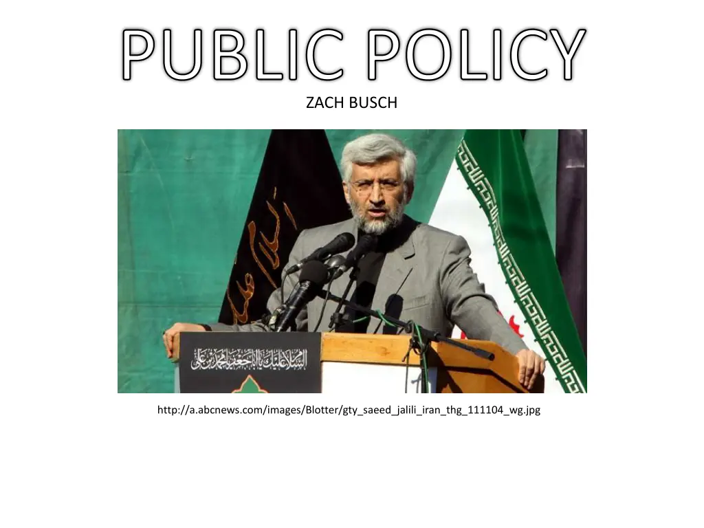 public policy zach busch