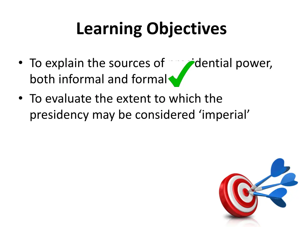 learning objectives 1