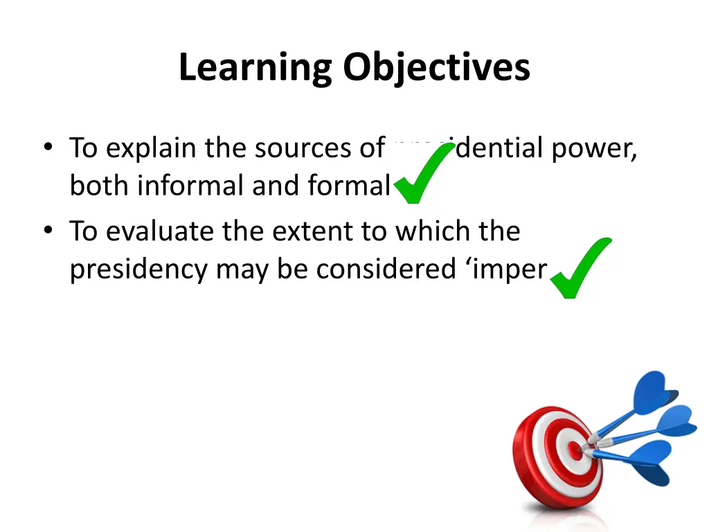 learning objectives 2