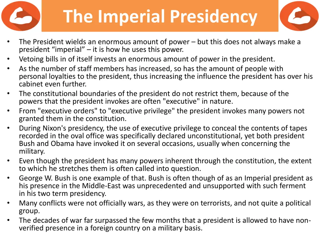 the imperial presidency 1