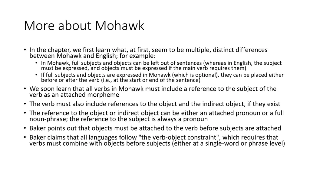 more about mohawk