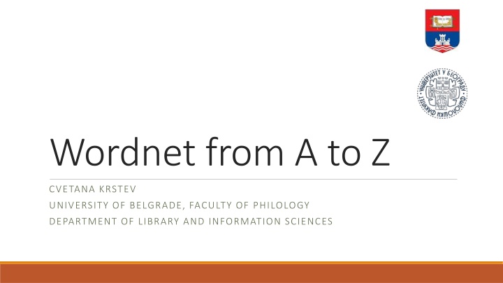 wordnet from a to z