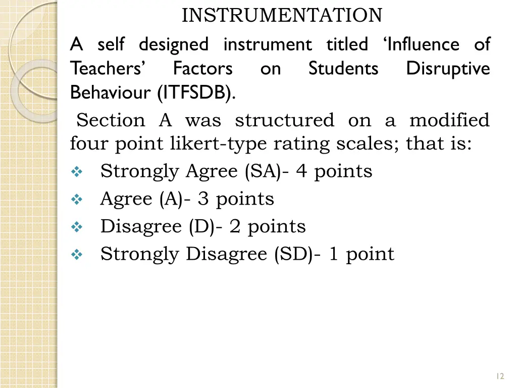 instrumentation