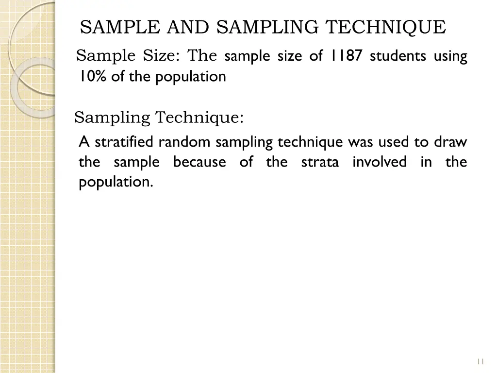 sample and sampling technique sample size