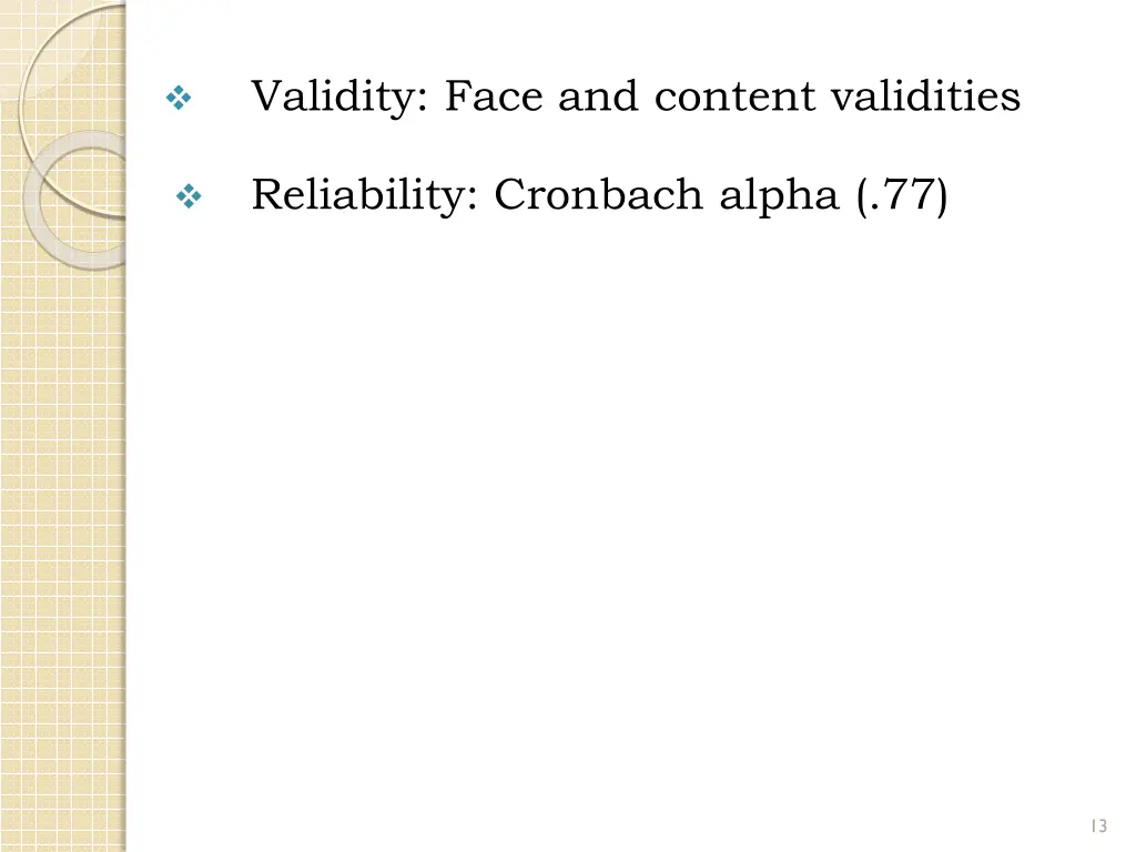 validity face and content validities