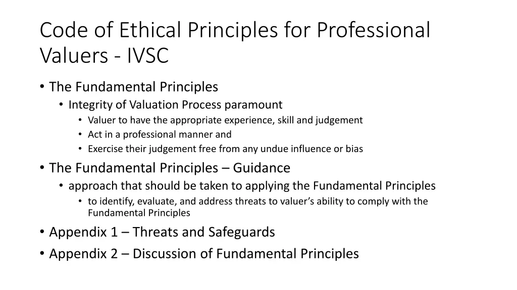 code of ethical principles for professional