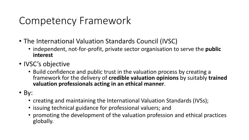 competency framework