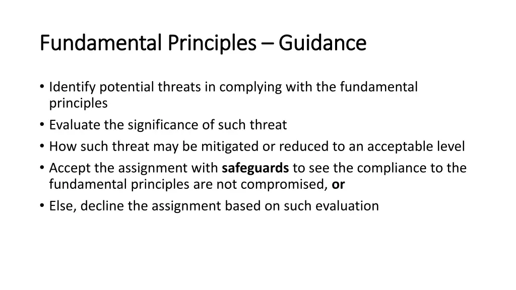 fundamental principles fundamental principles