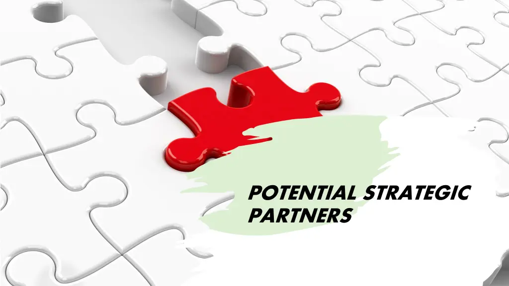 potential strategic partners