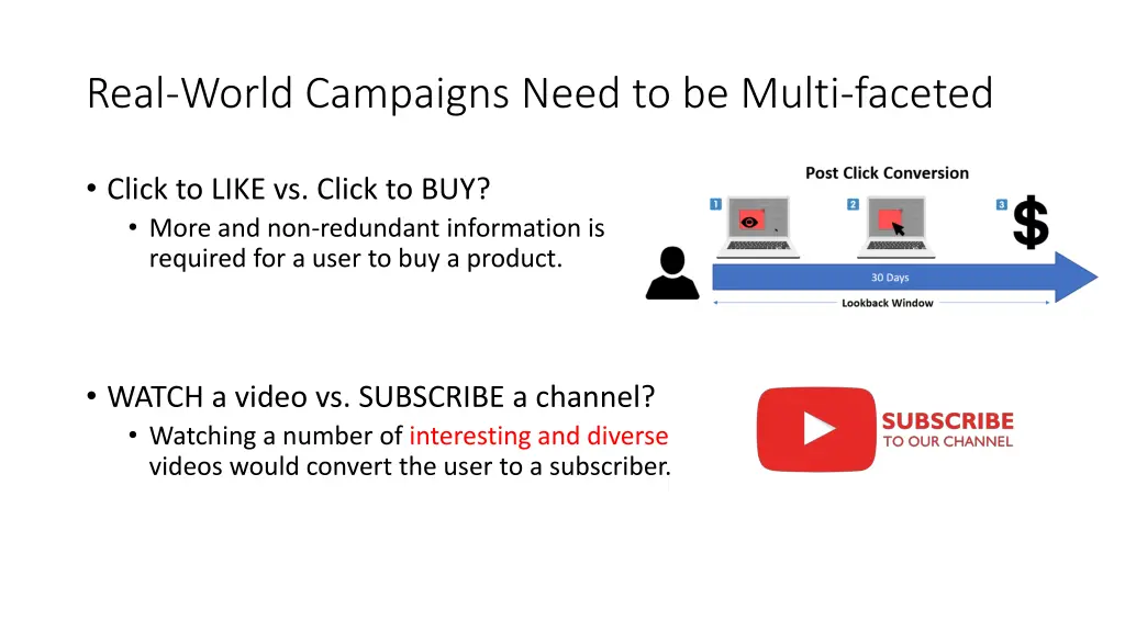 real world campaigns need to be multi faceted