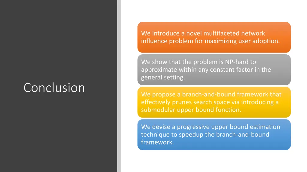 we introduce a novel multifaceted network