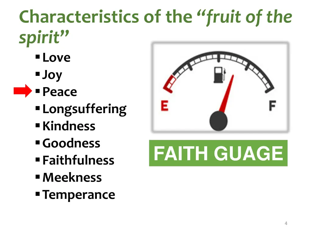 characteristics of the fruit of the spirit love