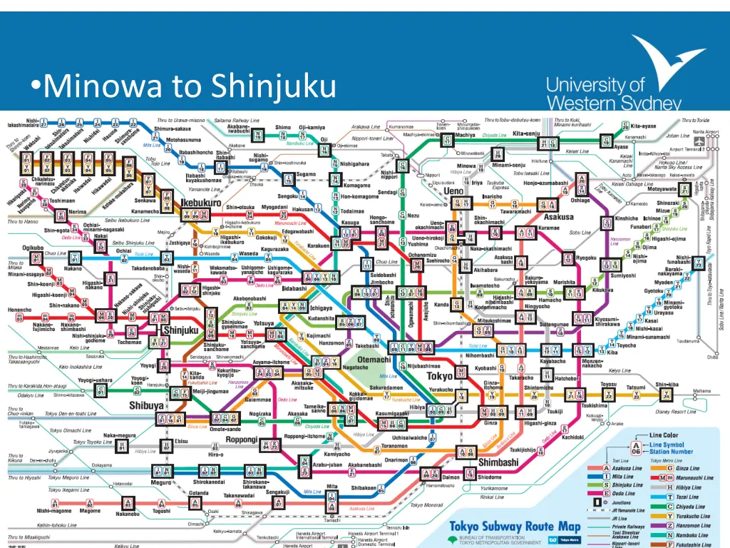 minowa to shinjuku