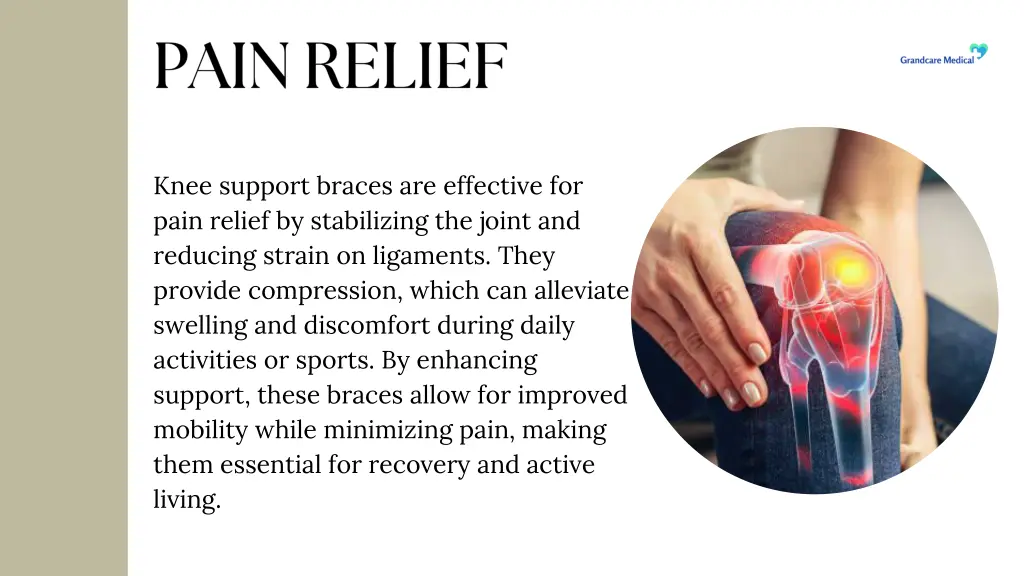 knee support braces are effective for pain relief