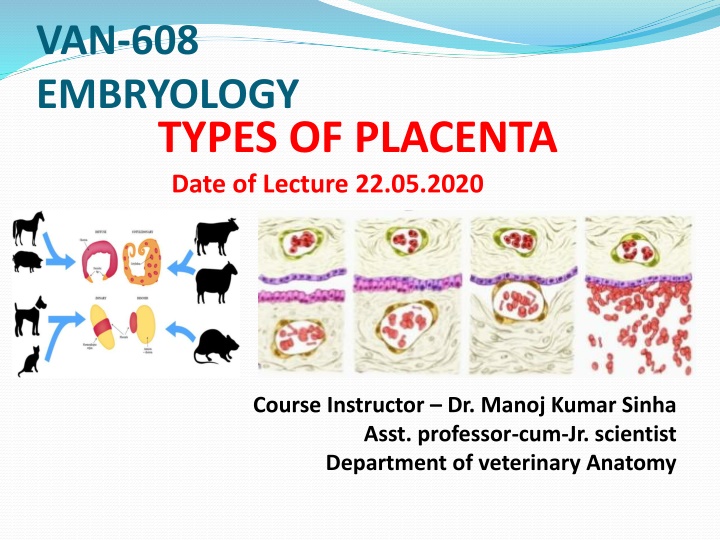 van 608 embryology types of placenta date