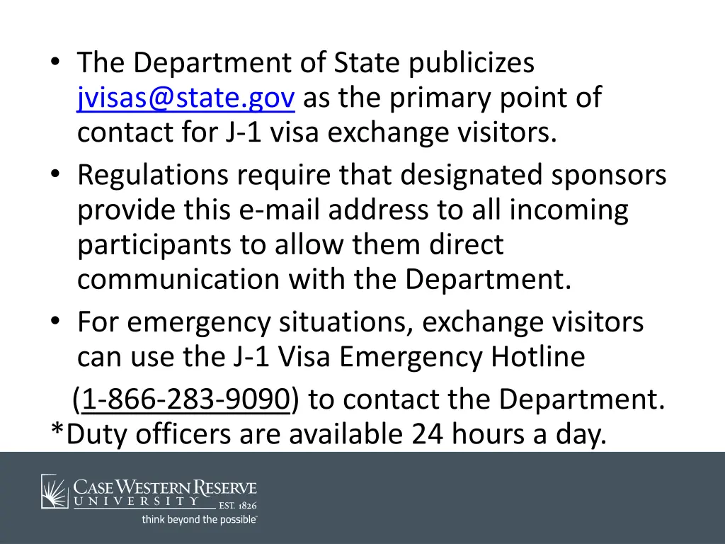 the department of state publicizes jvisas@state